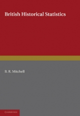 British Historical Statistics - Mitchell, B. R.