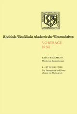 Biomembranen: Physikalische Prinzipien der Selbstorganisation und Funktion als integrierte Systeme zur Signalerkennung, -verstärkung und -übertragung auf molekularer Ebene. Zur Photophysik und Photochemie von Phytochrom, einem photomorphogenetischen Regler in grünen Pflanzen - Erich Sackmann