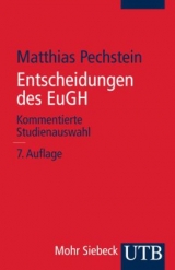 Entscheidungen des EuGH - Pechstein, Matthias