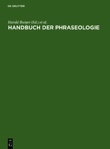 Handbuch der Phraseologie - 