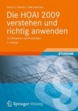 Die HOAI 2009 verstehen und richtig anwenden - Siemon, Klaus D.; Averhaus, Ralf
