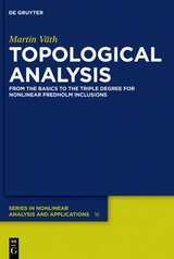 Topological Analysis - Martin Väth