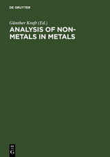 Analysis of Non-Metals in Metals - 