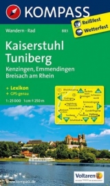 Kaiserstuhl - Tuniberg - Kenzingen - Emmenignen - Breisach am Rhein - KOMPASS-Karten GmbH