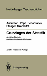 Grundlagen der Statistik - Anderson, Oskar; Popp, Werner; Schaffranek, Manfred; Stenger, Horst; Szameitat, Klaus