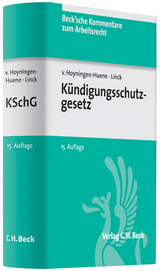 Kündigungsschutzgesetz (KschG) - Hoyningen-Huene, Gerrick von; Linck, Rüdiger; Krause, Rüdiger