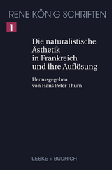 Die naturalistische Ästhetik in Frankreich und ihre Auflösung - 