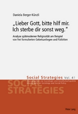 «Lieber Gott, bitte hilf mir. Ich sterbe dir sonst weg.» - Daniela Berger-Künzli