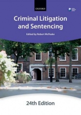 Criminal Litigation and Sentencing - City Law School, the