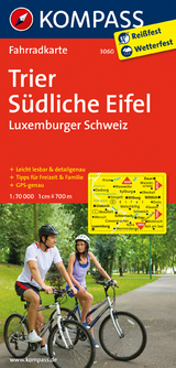 KOMPASS Fahrradkarte Trier - Südliche Eifel - Luxemburger Schweiz - 