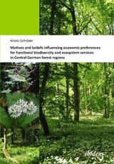 Motives and beliefs influencing economic preferences for functional biodiversity and ecosystem services in Central German forest regions - Kristin Schröder