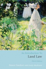 An Introduction to Land Law - Gardner, Simon; MacKenzie, Emily