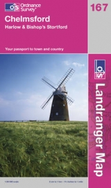 Chelmsford, Harlow & Bishop's Stortford - Ordnance Survey