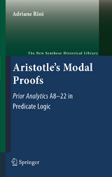 Aristotle's Modal Proofs -  Adriane Rini