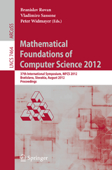 Mathematical Foundations of Computer Science 2012 - 