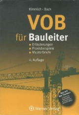 VOB für Bauleiter - Bernd Kimmich, Hendrik Bach
