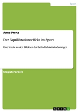 Der Äquilibrationseffekt im Sport - Anne Prenz
