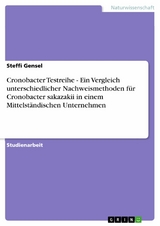 Cronobacter Testreihe - Ein Vergleich unterschiedlicher Nachweismethoden für Cronobacter sakazakii in einem Mittelständischen Unternehmen - Steffi Gensel