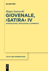 Giovenale, "Satira" IV - Biagio Santorelli