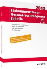 Einkommensteuer-Gesamt-Veranlagungstabelle März 2013 - 