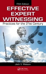 Effective Expert Witnessing - Matson, Jack V.; Jagannathan, S. Ravi