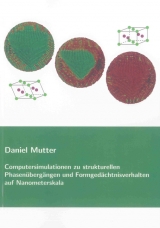 Computersimulationen zu strukturellen Phasenübergängen und Formgedächtnisverhalten auf Nanometerskala - Daniel Mutter