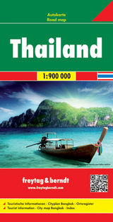 Thailand, Autokarte 1:900.000 - 