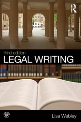 Legal Writing - Webley, Lisa