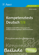 Kompetenztests Deutsch, Klasse 7/8 - Stefan Schäfer