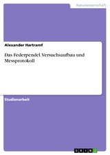Das Federpendel. Versuchsaufbau und Messprotokoll -  Alexander Hartramf