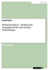 Methanolsynthese - Methanol als Ausgangsstoff für viele weitere Verbindungen - David Stein