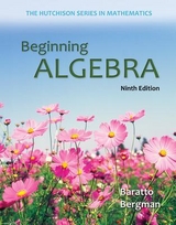 Beginning Algebra - Baratto, Stefan; Bergman, Barry; Hutchison, Donald