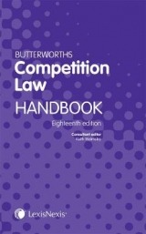 Butterworths Competition Law Handbook - Bavasso, Antonio