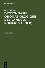 Henri Vernay: Dictionnaire onomasiologique des langues romanes (DOLR) / 1991 - Henri Vernay