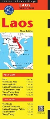 Laos Travel Map Third Edition - Periplus Editions