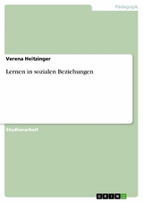 Lernen in sozialen Beziehungen -  Verena Heitzinger
