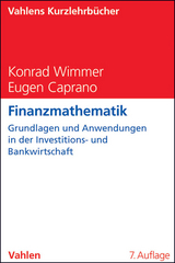 Finanzmathematik - Konrad Wimmer, Eugen Caprano