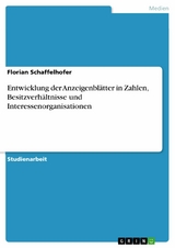 Entwicklung der Anzeigenblätter in Zahlen, Besitzverhältnisse und Interessenorganisationen -  Florian Schaffelhofer