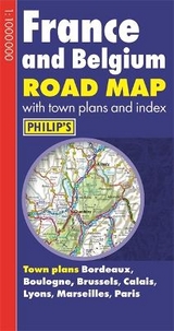 Philip's France and Belgium Road Map - 