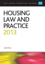 Housing Law and Practice 2013 - Price, Gail