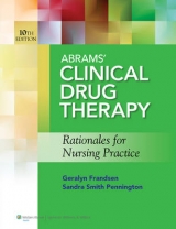 Abrams' Clinical Drug Therapy - Frandsen, Geralyn; Pennington, Sandra Smith