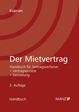 Der Mietvertrag - Peter Kuprian