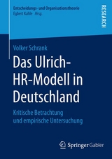 Das Ulrich-HR-Modell in Deutschland -  Volker Schrank