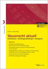 Steuerrecht aktuell 3/2012 - Walter Bode, Sascha Bleschick, Thilo Cöster, Jens Intemann, Thomas Keß, Horst-Günther Zaisch