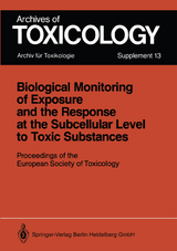 Biological Monitoring of Exposure and the Response at the Subcellular Level to Toxic Substances - 