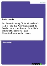 Die Grundsicherung für Arbeitssuchende (SGB II) und ihre Auswirkungen auf die Berufsbegleitenden Dienste für seelisch behinderte Menschen – eine Herausforderung an die Leitung - Tobias Lampka