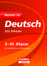 Besser in Deutsch - 222 Diktate 5.-10. Klasse - Bley, Maria; Clausen, Marion; Grimm, Sonja; Gerstenmaier, Wiebke