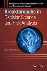Breakthroughs in Decision Science and Risk Analysis - 