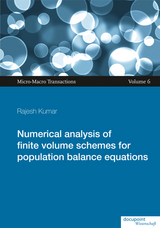 Numerical analysis of finite volume schemes for population balance equations - Rajesh Kumar