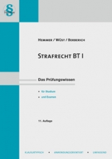 Strafrecht BT I - Karl-Edmund Hemmer, Achim Wüst, Bernd Berberich